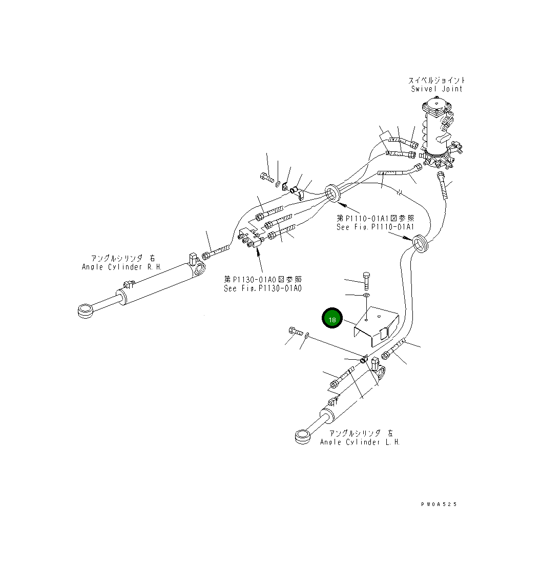 Крышка 22F-910-1570 Komatsu