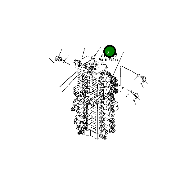 Болт 7234615490 Komatsu