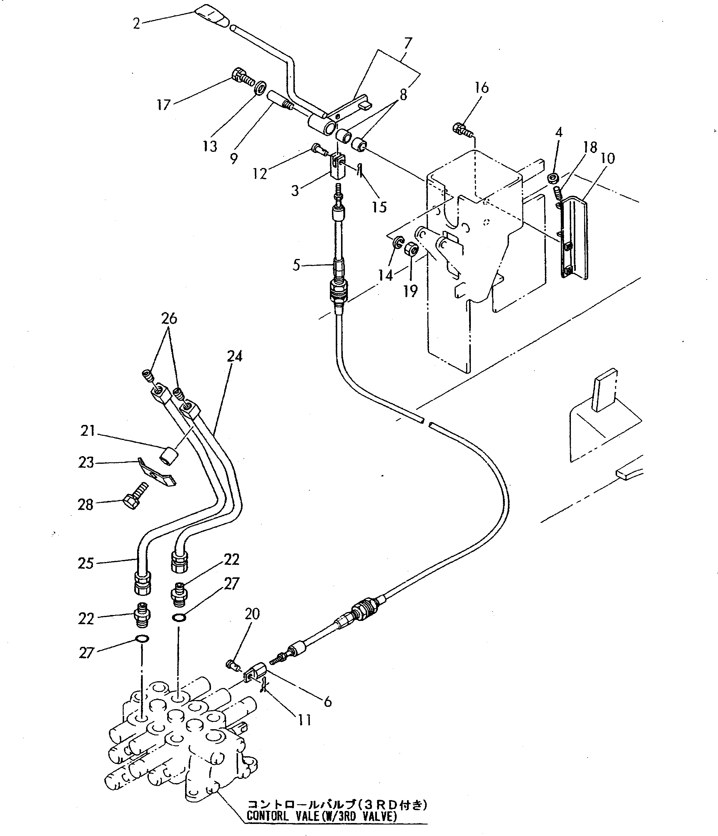 Болт YM26116-050202 Komatsu