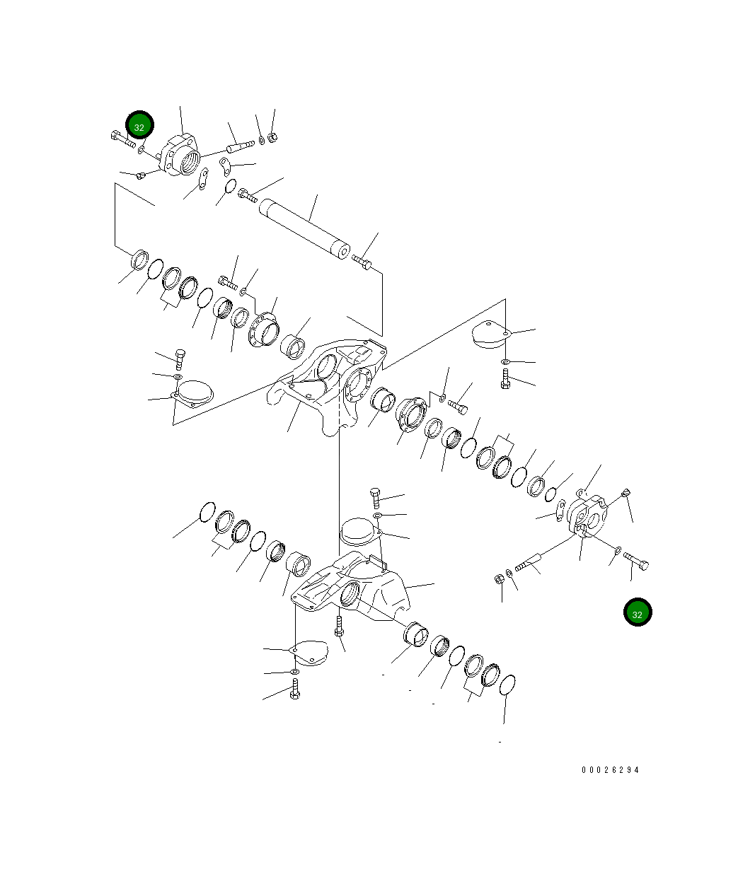 Болт 01011-83610 Komatsu