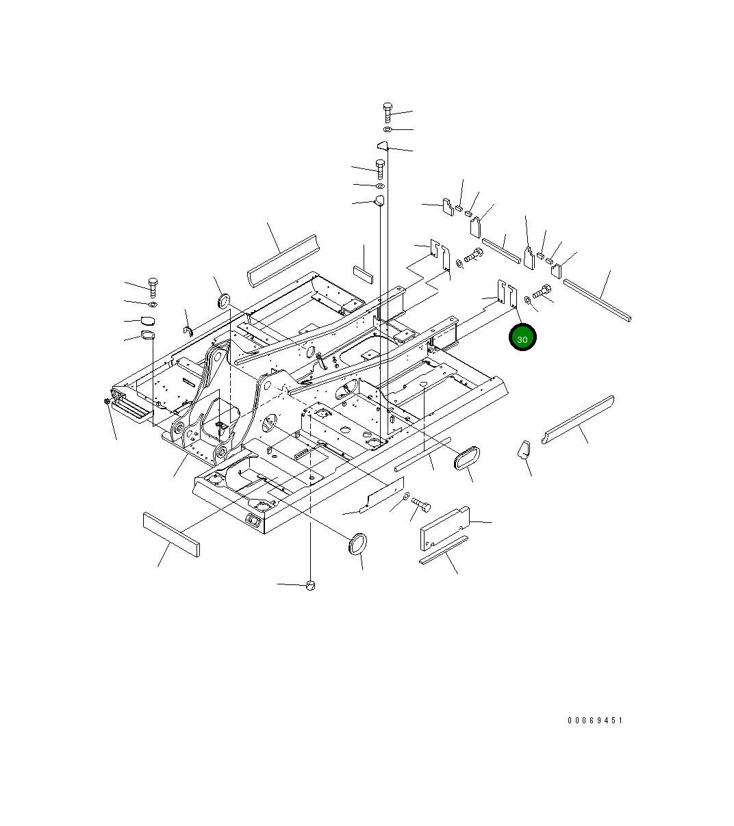 Крышка 20Y-54-75960 Komatsu