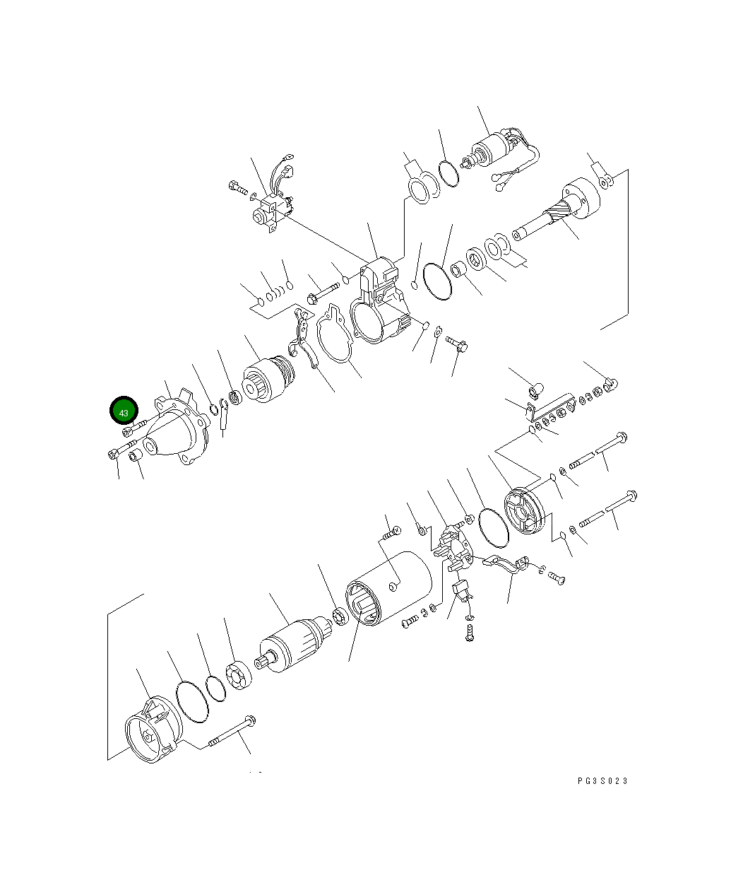 Болт SD5010-26200 Komatsu