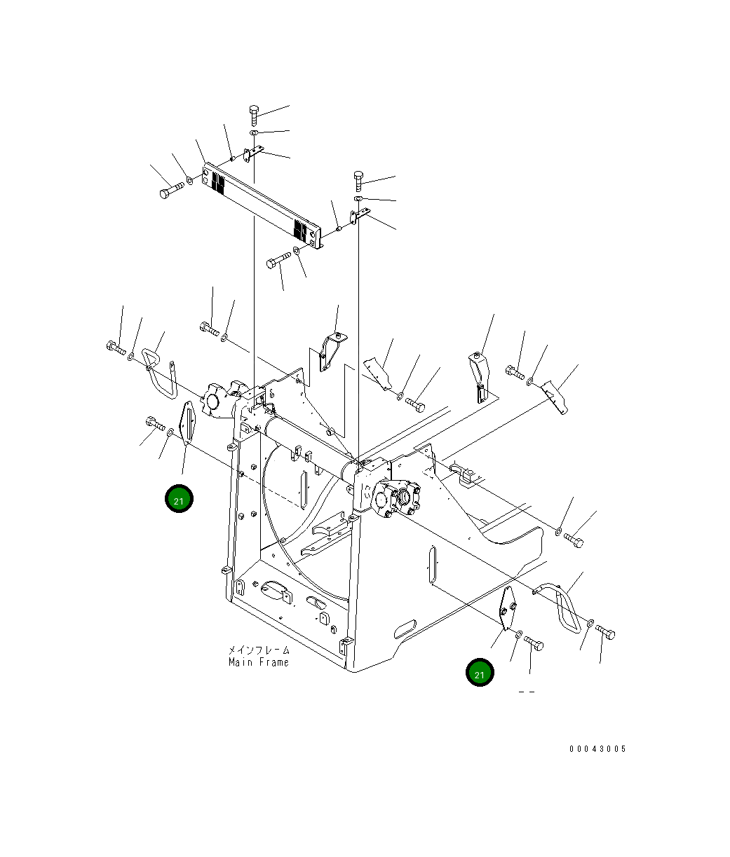 Крышка 17A-54-41192 Komatsu