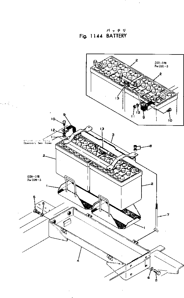 Болт 101-06-21290 Komatsu