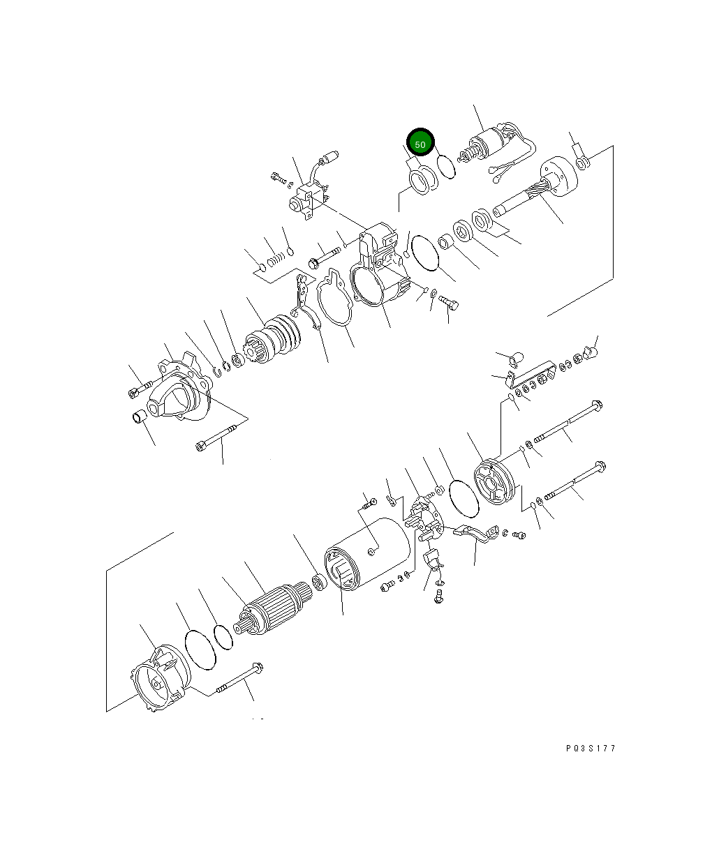 Кольцо уплотнительное (O-Ring) SD6414-04230X0 Komatsu
