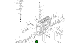 Кольцо уплотнительное (O-Ring) ND949140-0970 Komatsu