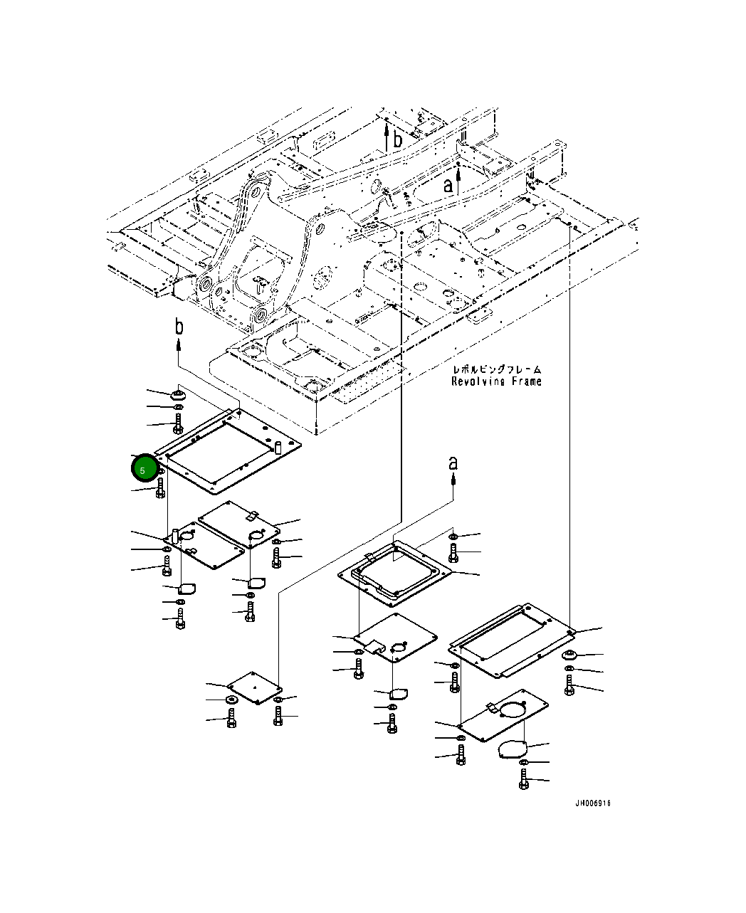 Крышка 20Y-54-72942 Komatsu