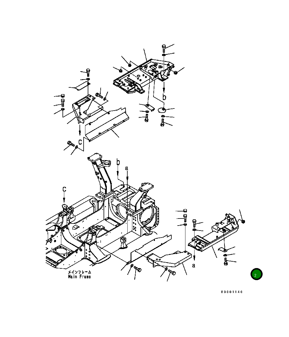 Крышка 124-54-53131  Komatsu