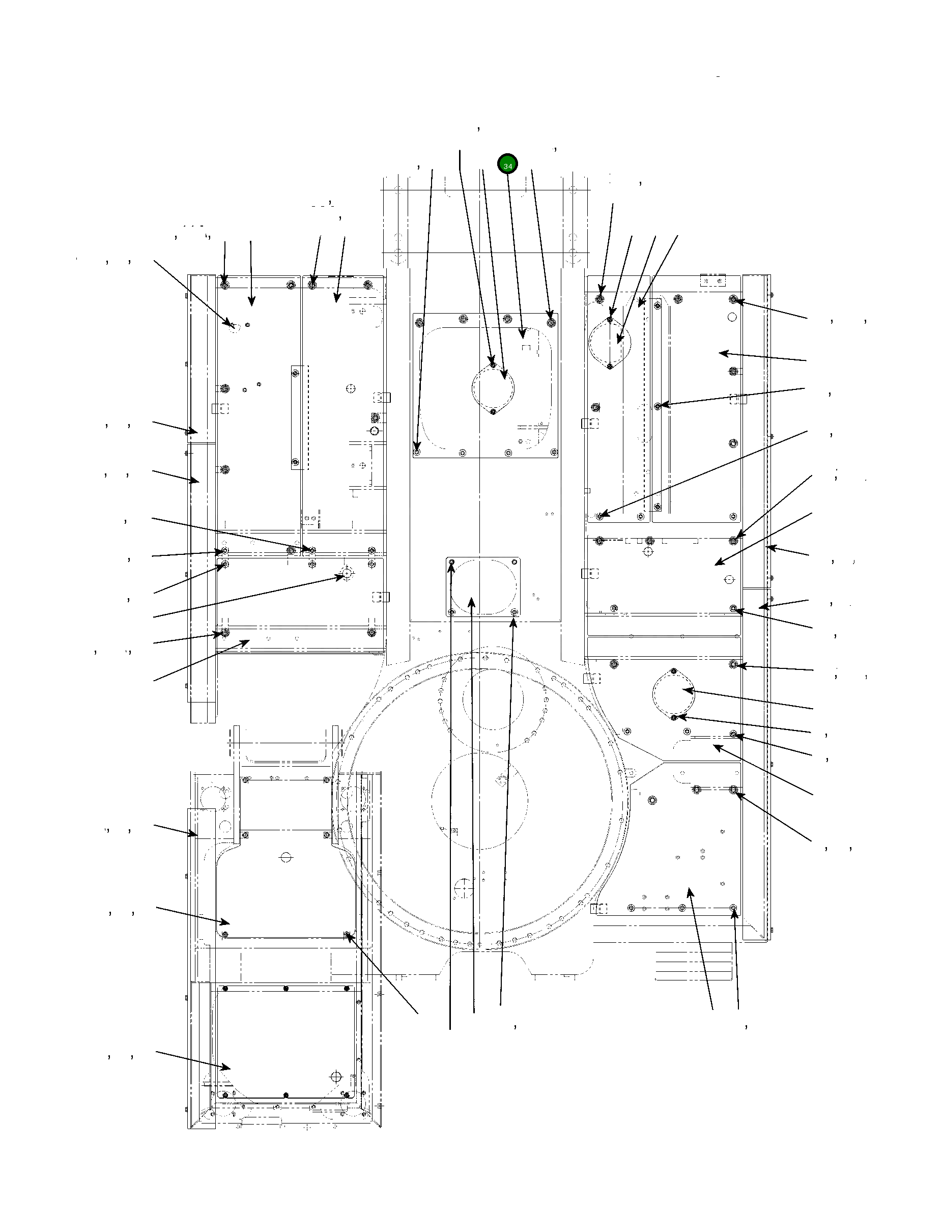 Крышка 207-54-KB720 Komatsu