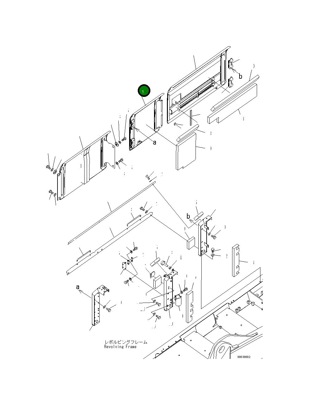Крышка 208-54-71222 Komatsu
