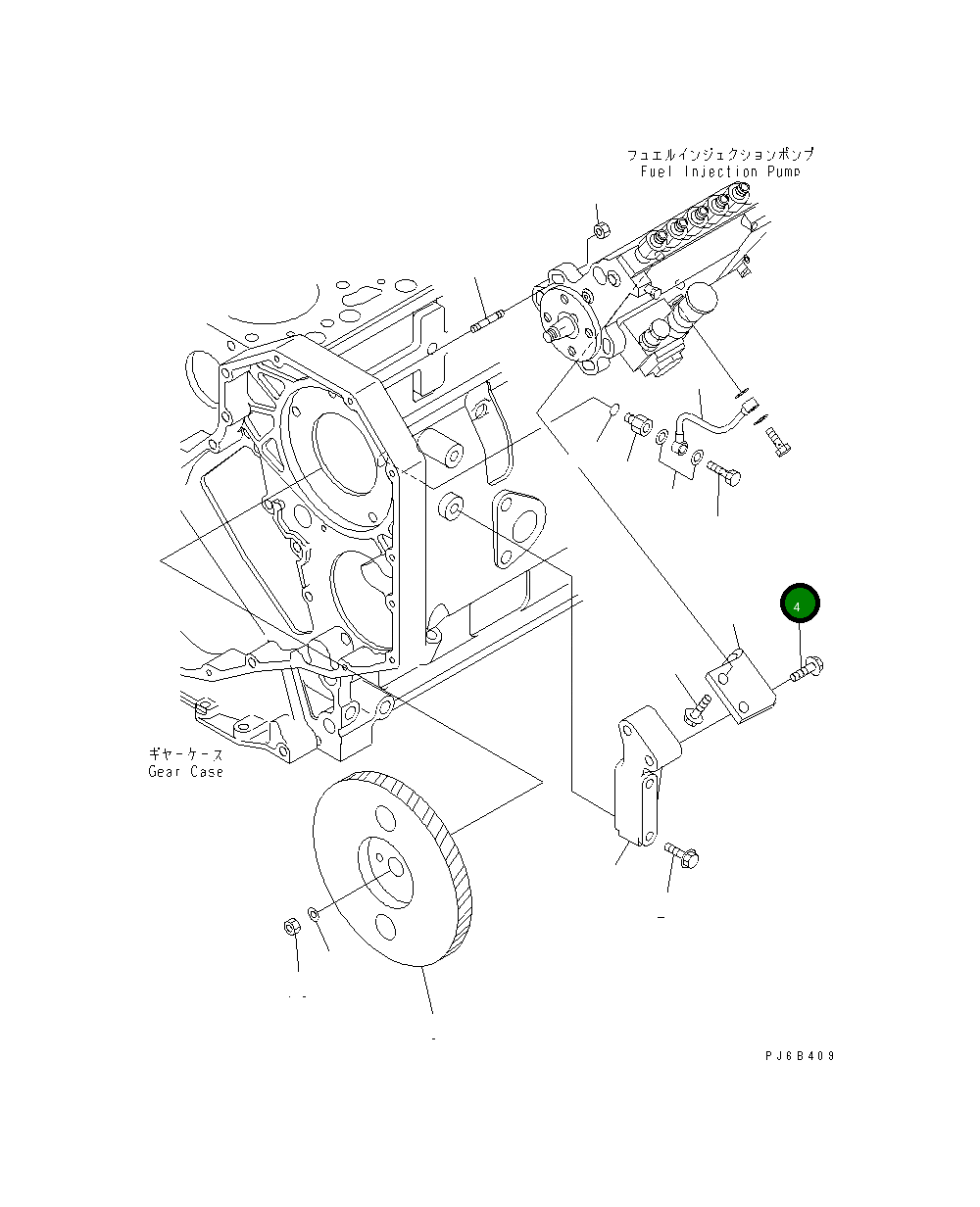 Болт 6735-71-3220 Komatsu