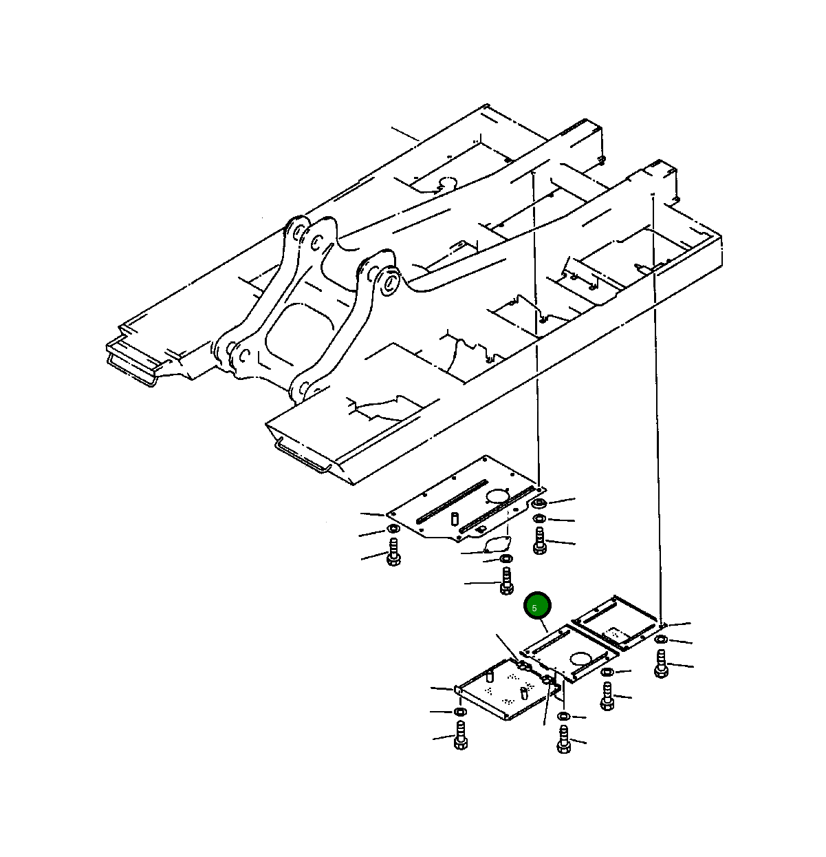 Крышка 209-54-54740 Komatsu