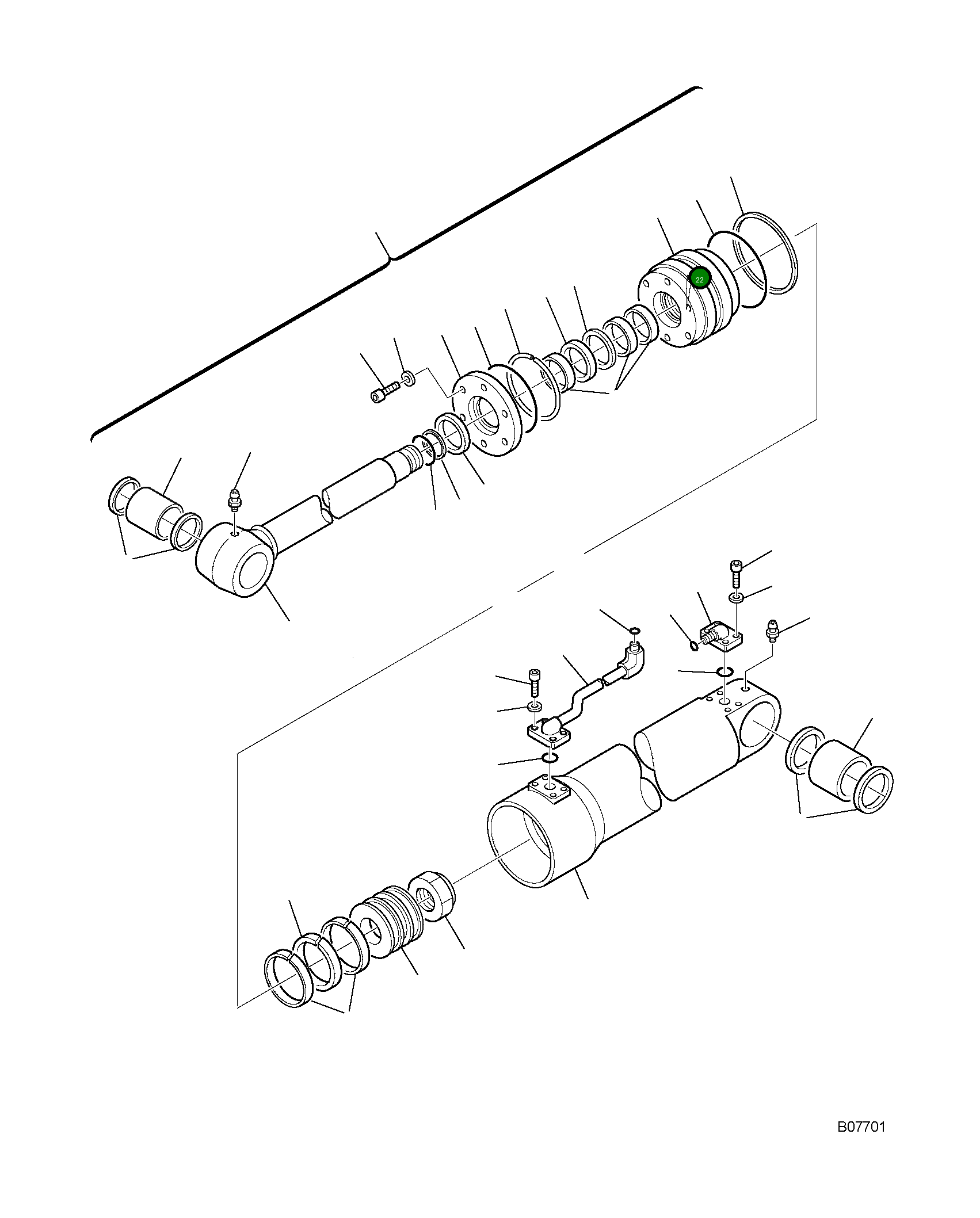 Кольцо уплотнительное (O-Ring) 21D-09-69980 Komatsu
