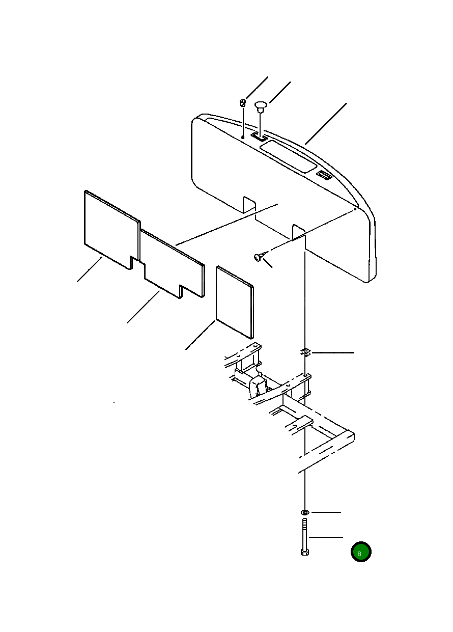 Болт 206-46-64211 Komatsu