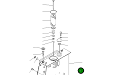 Крышка 195-54-71441 Komatsu
