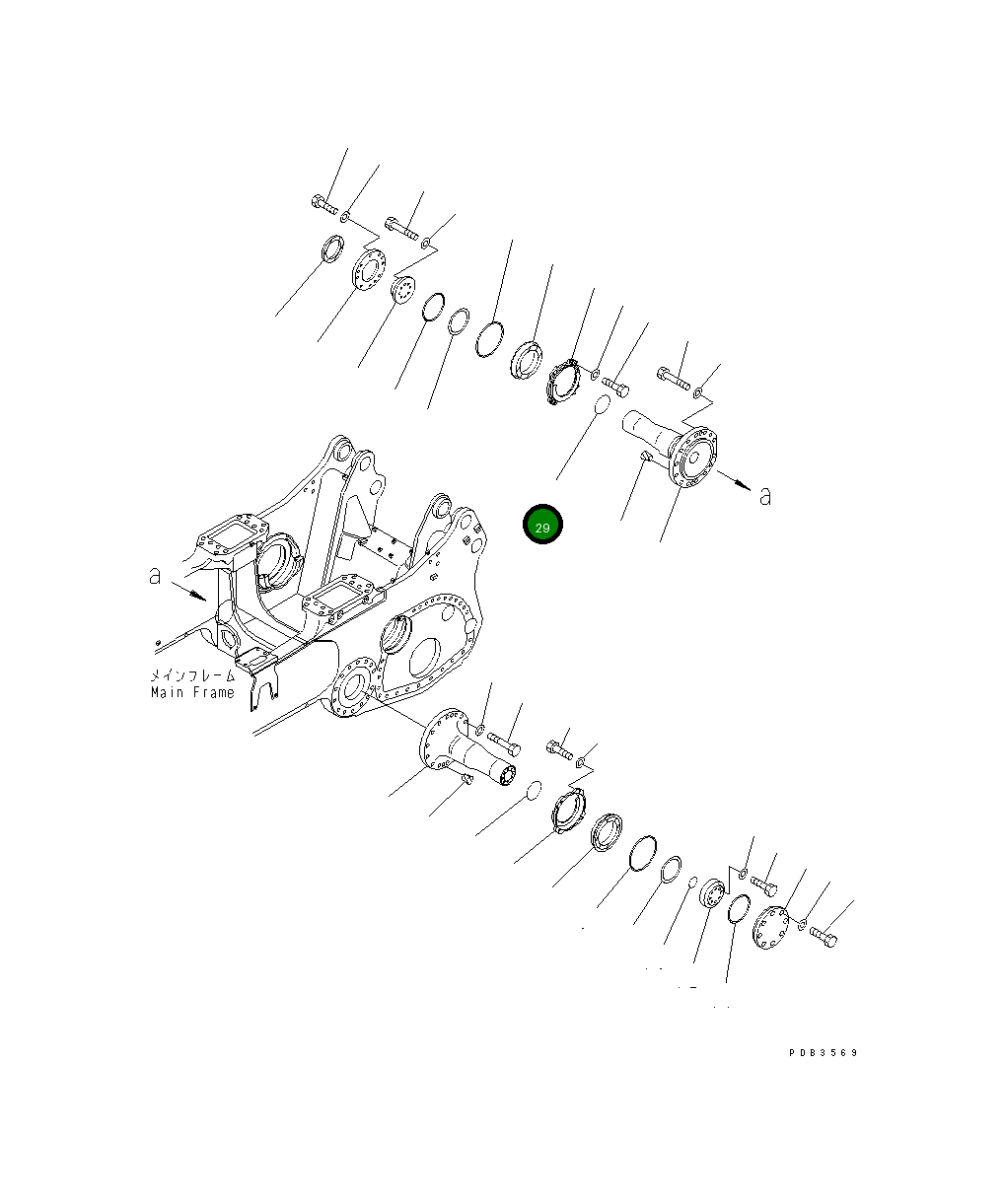 Кольцо уплотнительное (O-Ring) 07000-25155  Komatsu