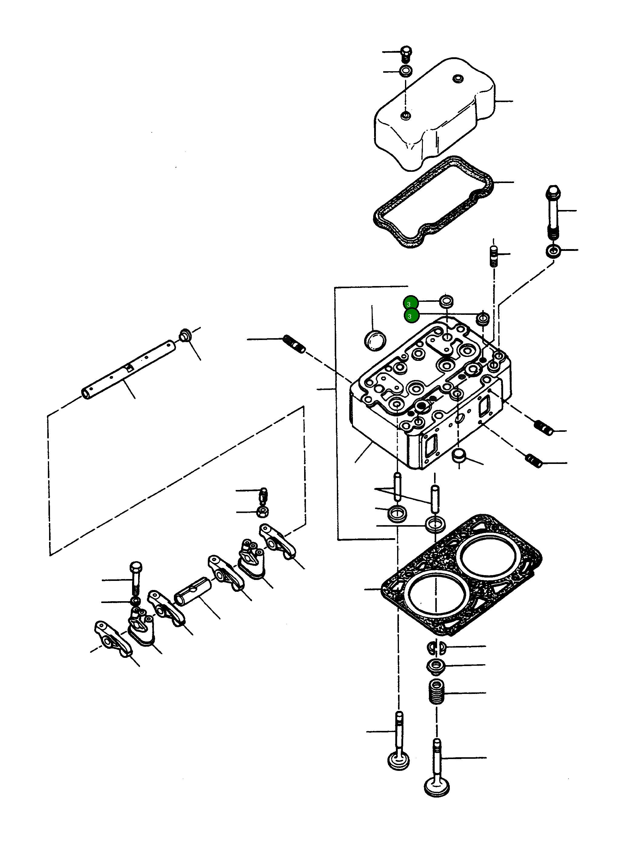 Крышка 2867115M1 Komatsu