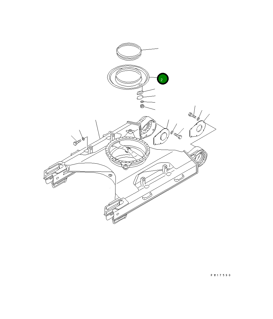Крышка 22A-30-11120 Komatsu