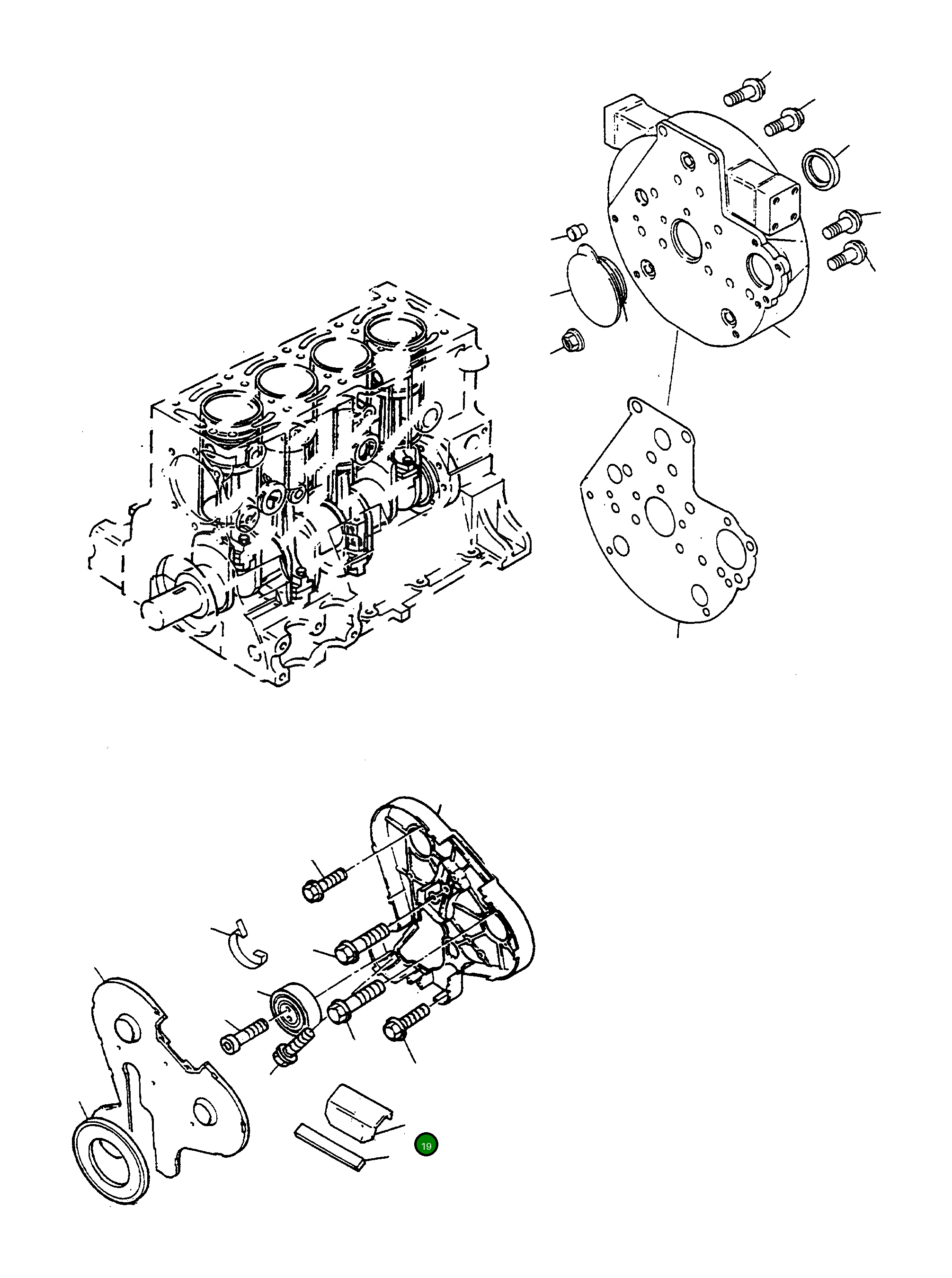 Крышка 4918003M1 Komatsu
