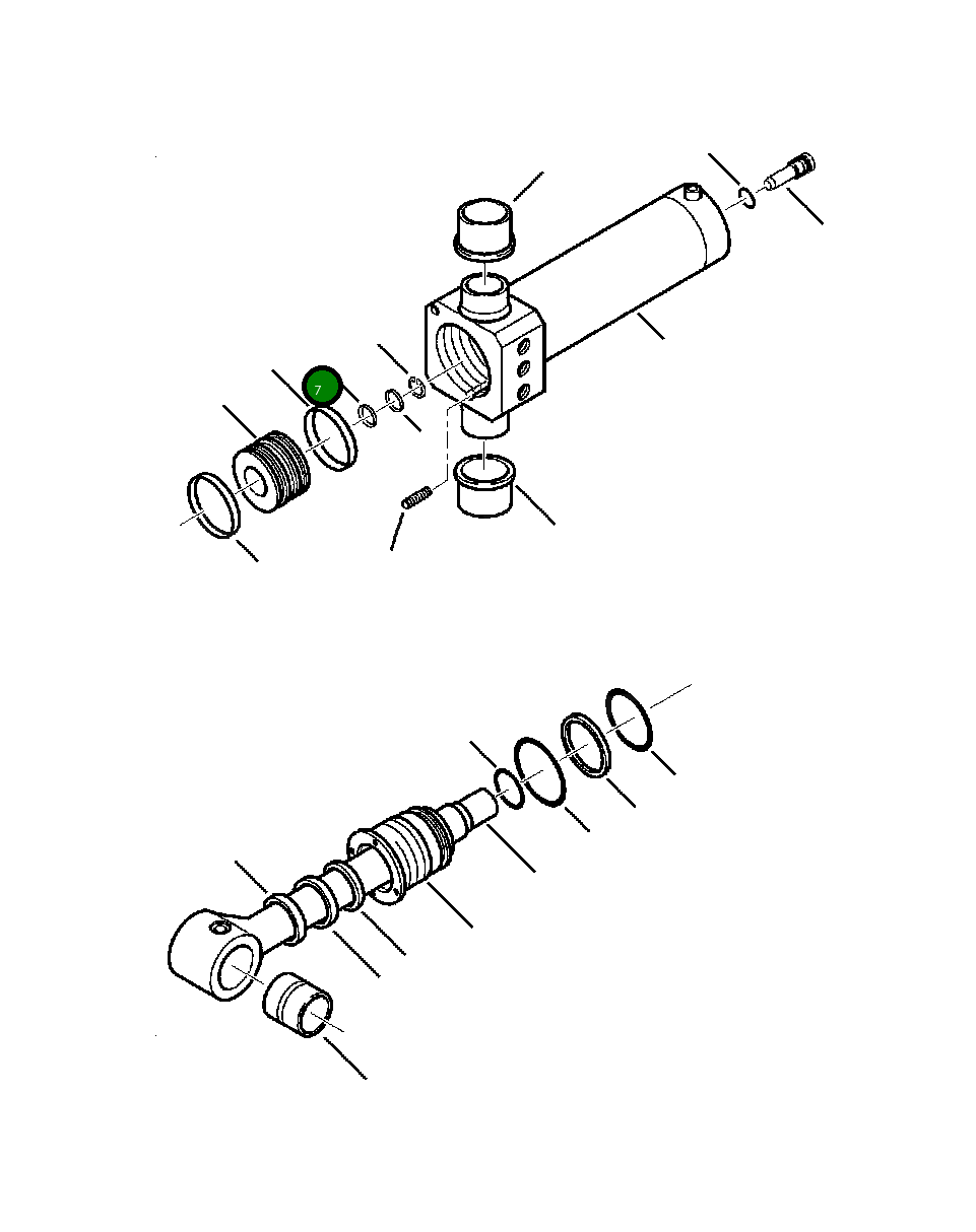 Кольцо 500468851  Komatsu
