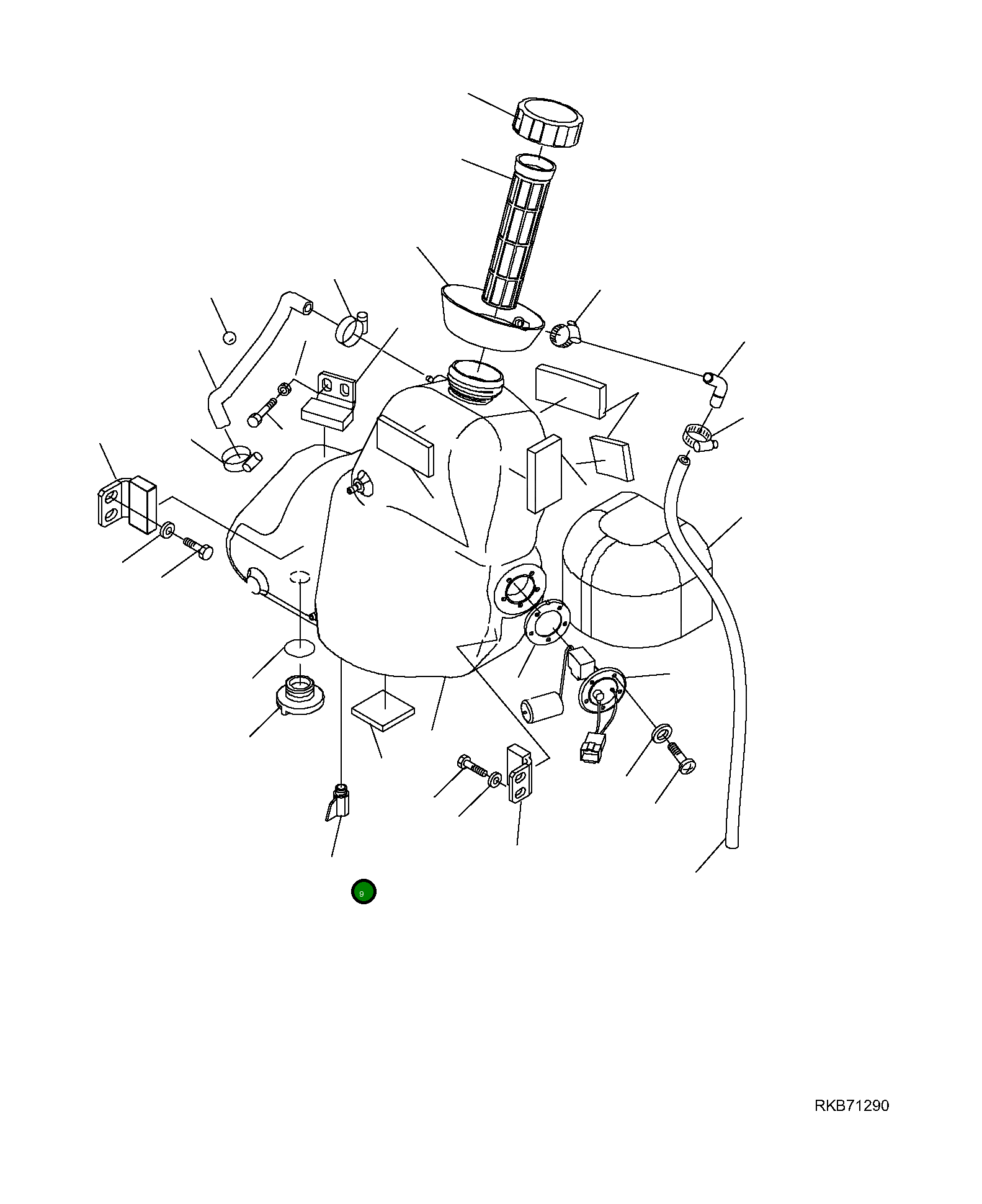 Кольцо уплотнительное (O-Ring) 02892-03034 Komatsu
