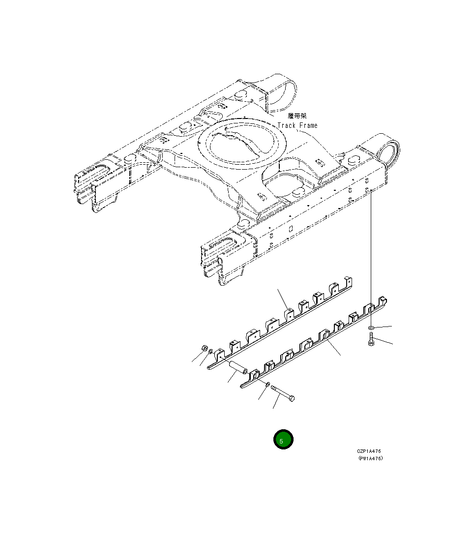 Болт 17M-30-11340 Komatsu