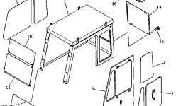 Крышка 206-54-45380 Komatsu