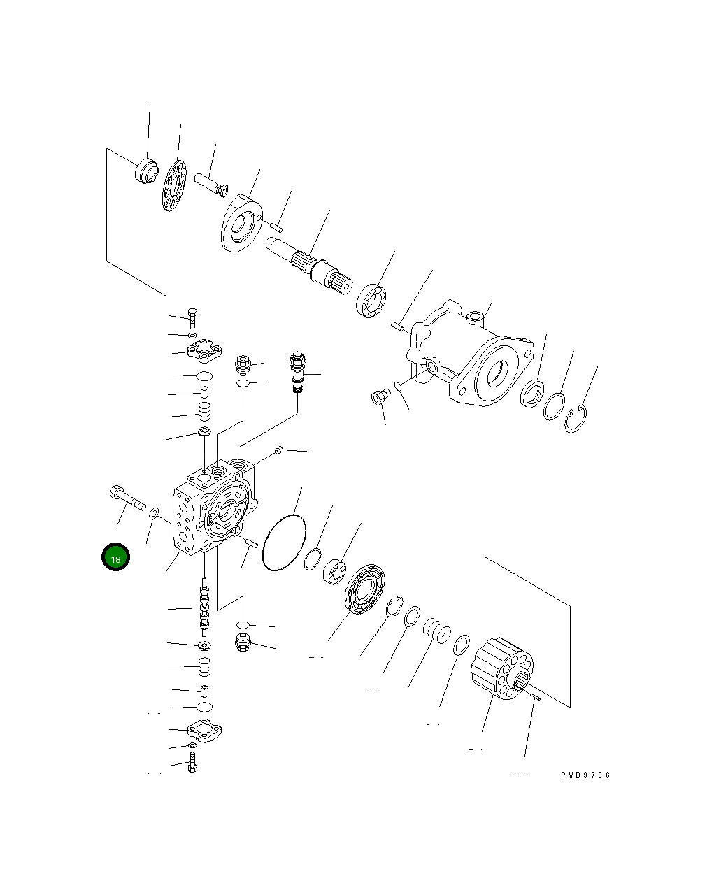Болт 01011-61600 Komatsu