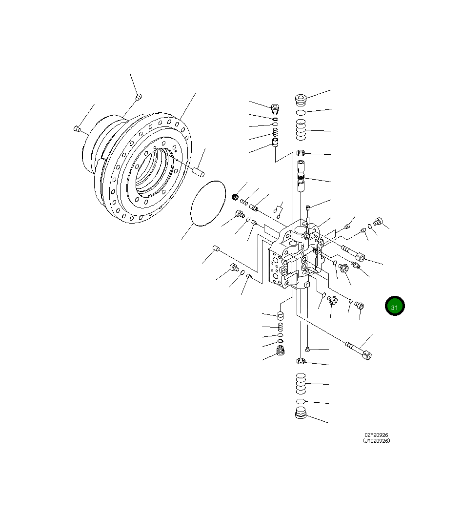 Болт 01252-62055 Komatsu