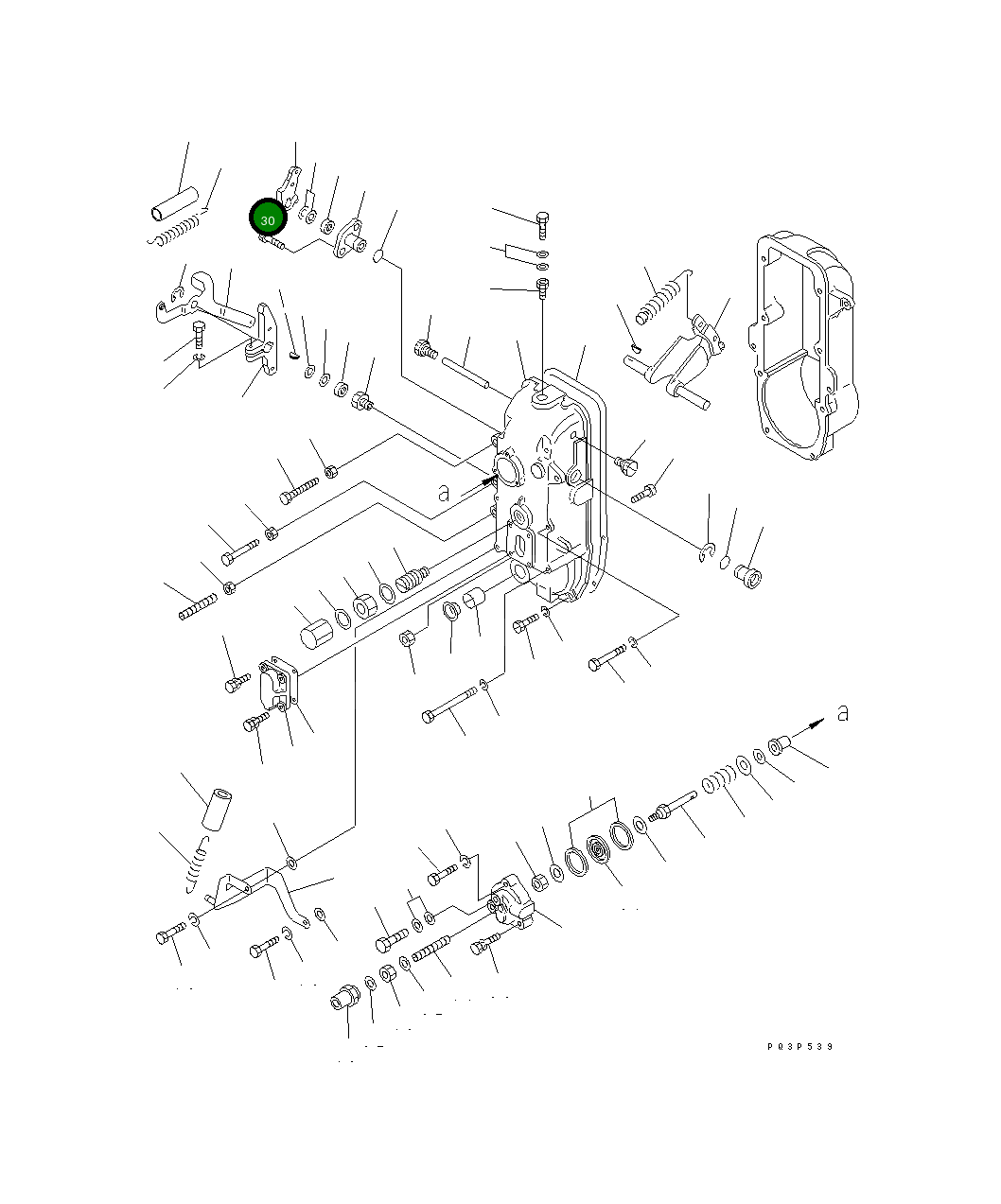 Болт DK154372-1800 Komatsu