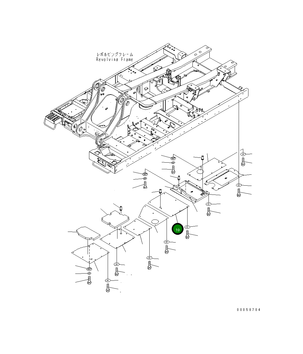 Крышка 209-54-42130 Komatsu