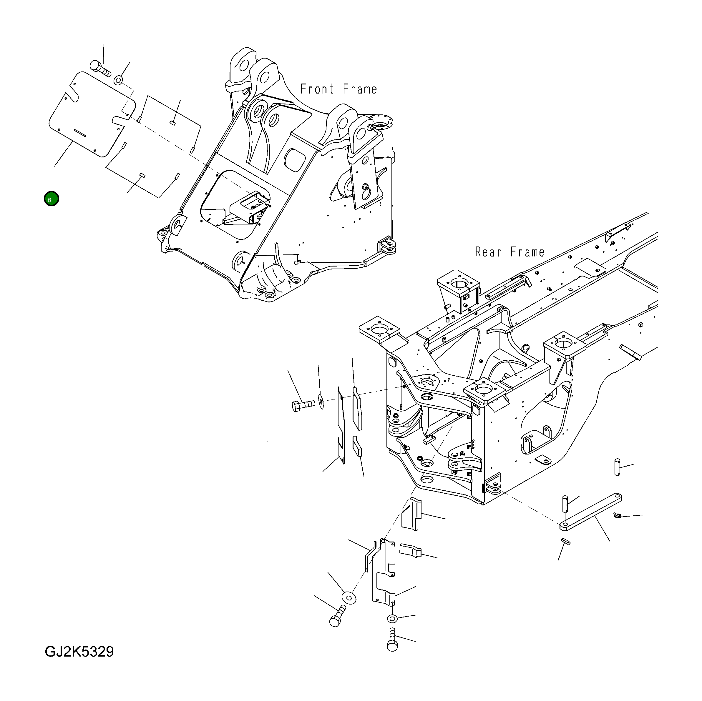 Крышка 424-T90-H290 Komatsu