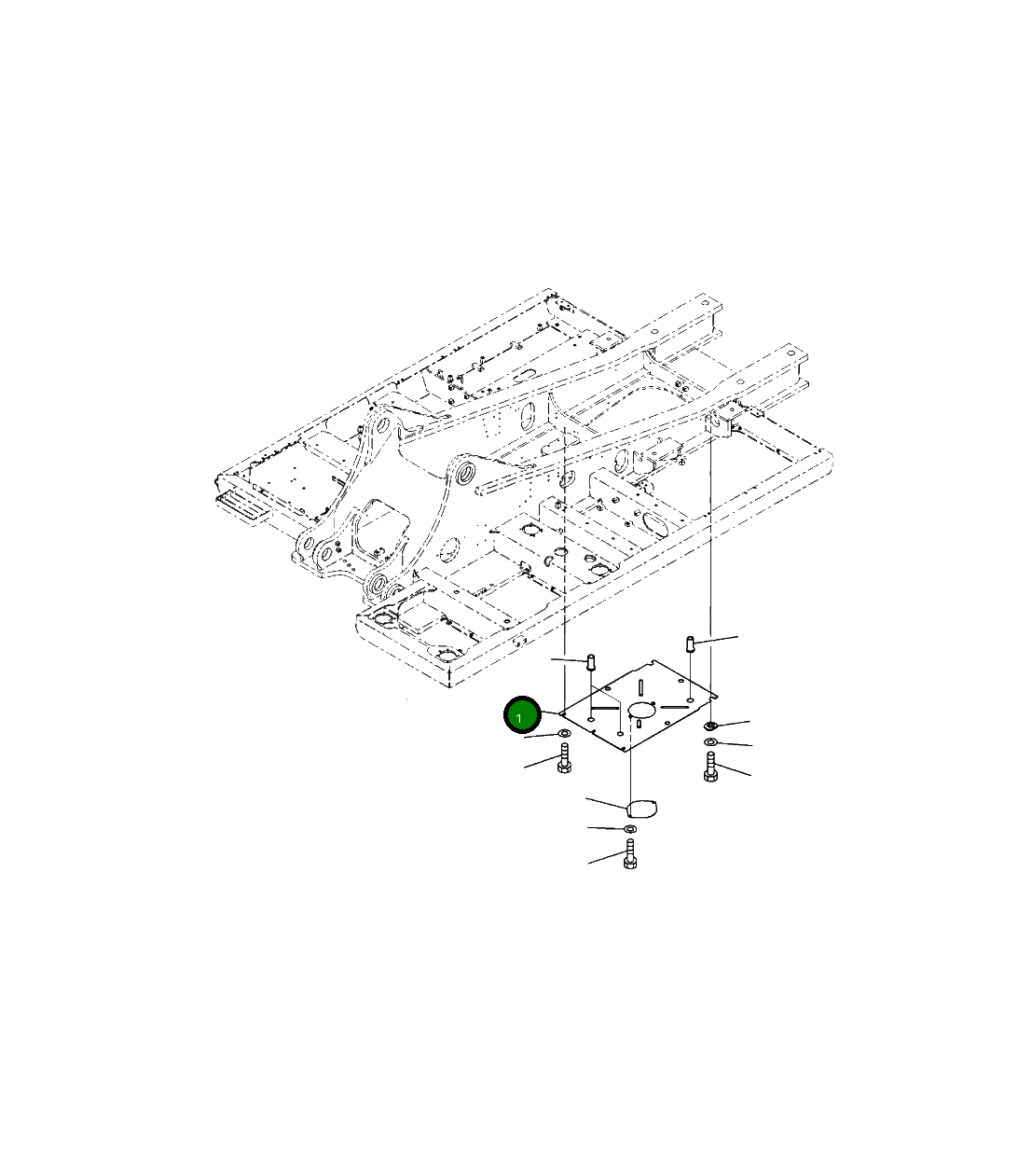 Крышка 208-54-81950 Komatsu