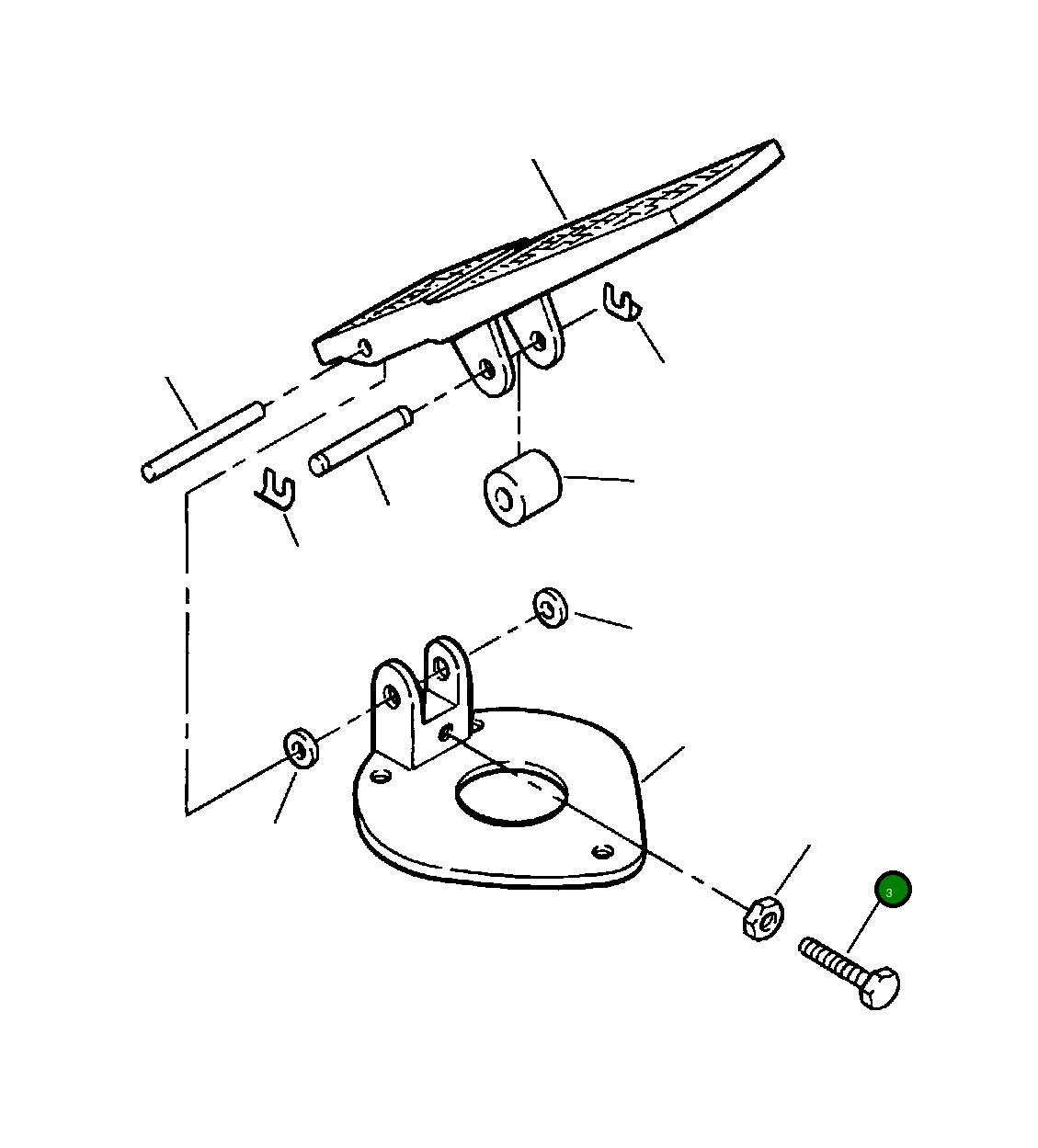 Болт 930 776 Komatsu