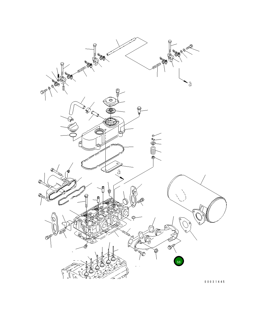 Болт 460-102  Komatsu