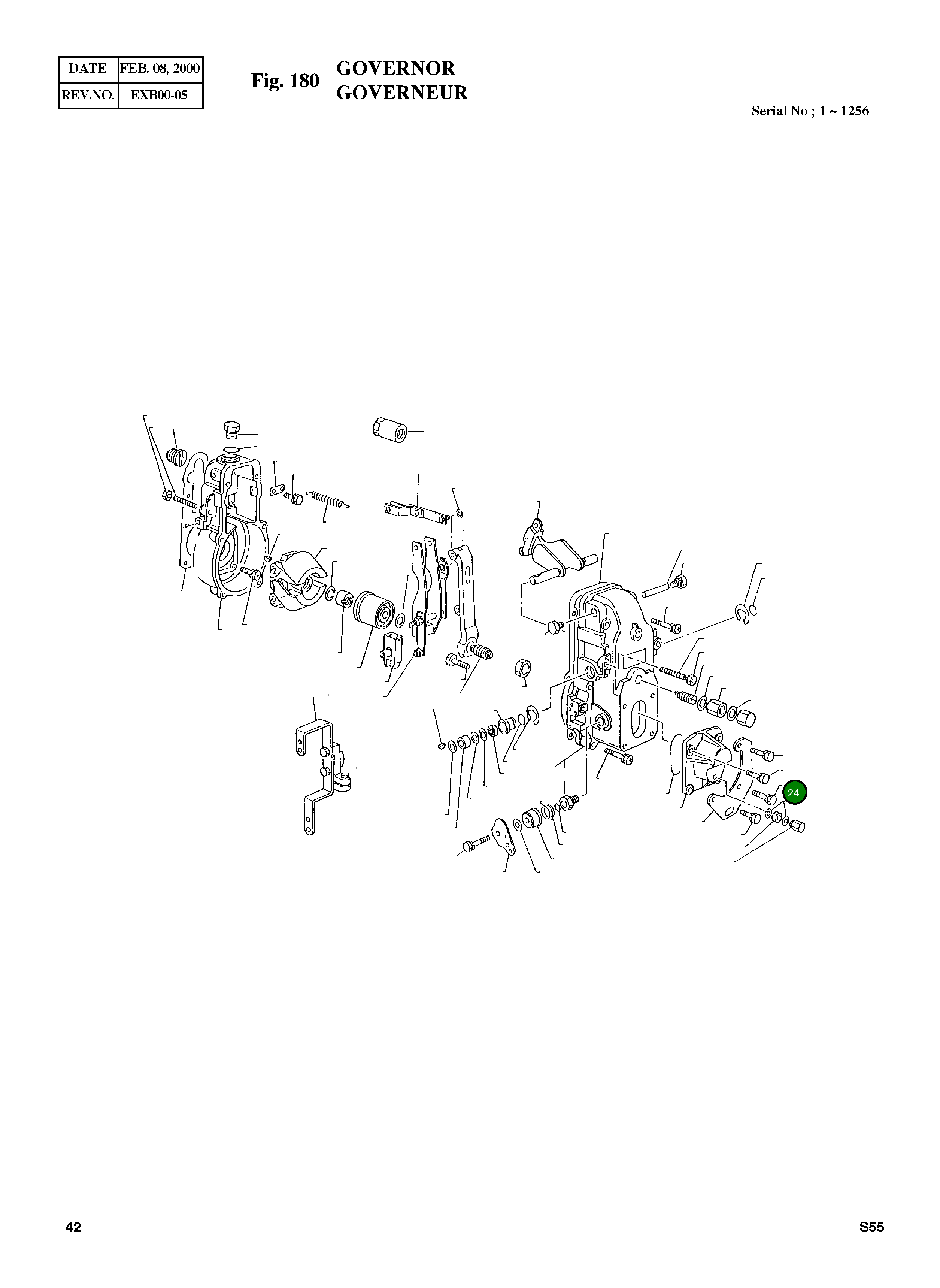 Болт 515729-1670  Komatsu