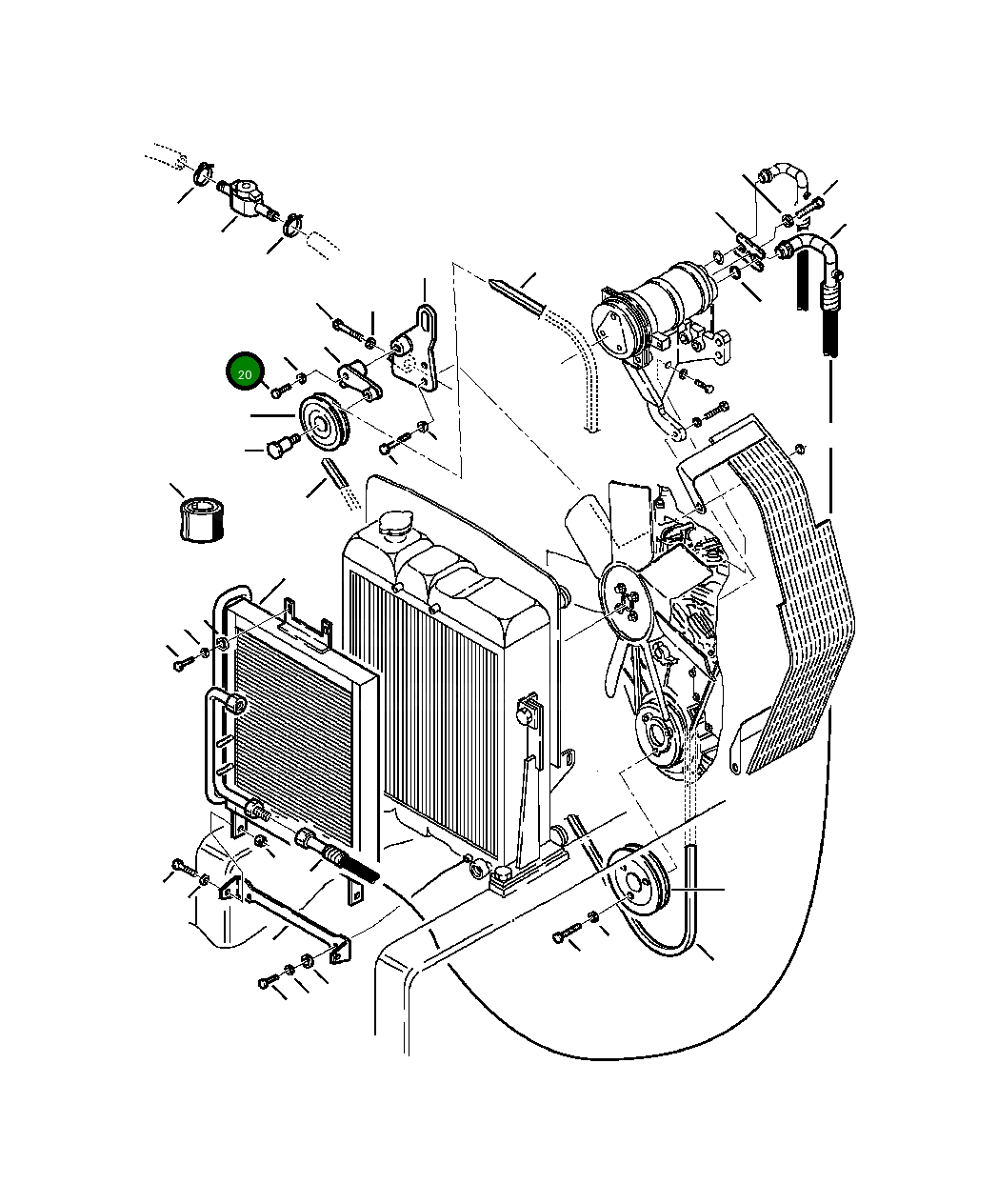Болт 801024079 Komatsu