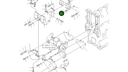 Крышка 6164-12-5882 Komatsu