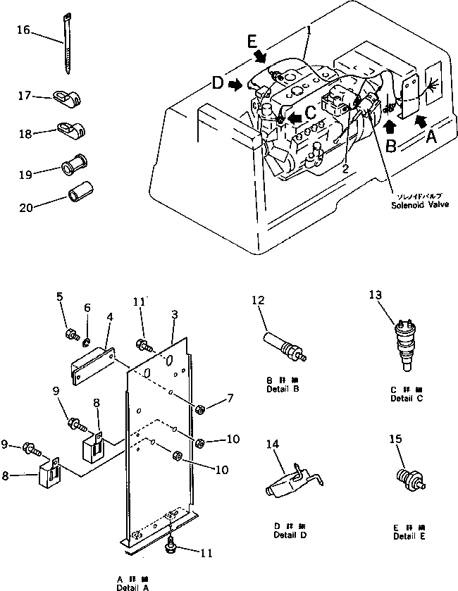 Болт M800919006162  Komatsu