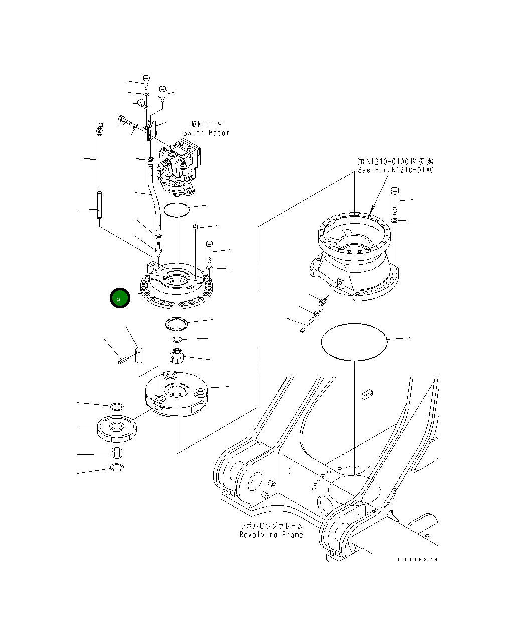Крышка 209-26-72140 Komatsu
