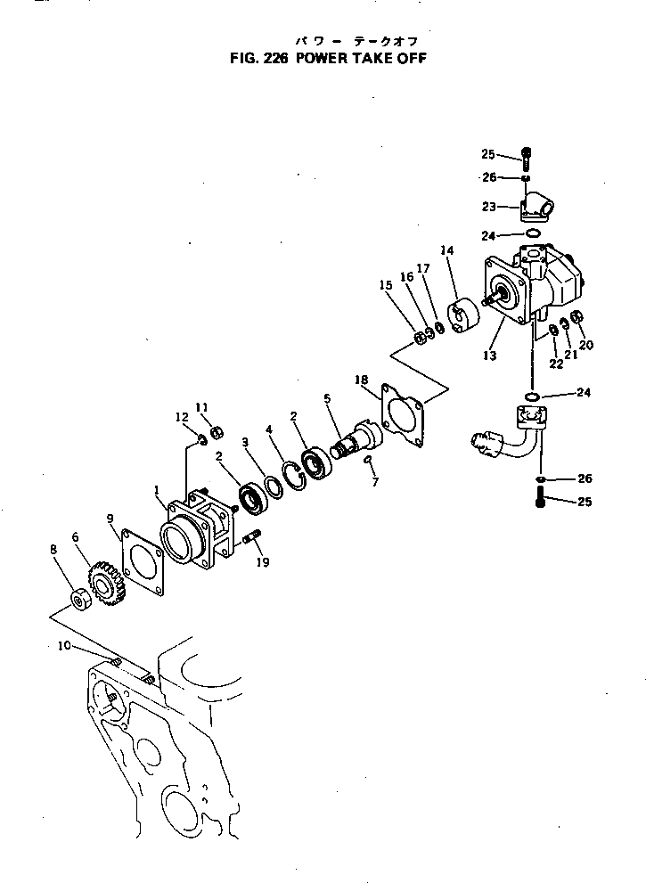 Болт YM26450-060182 Komatsu