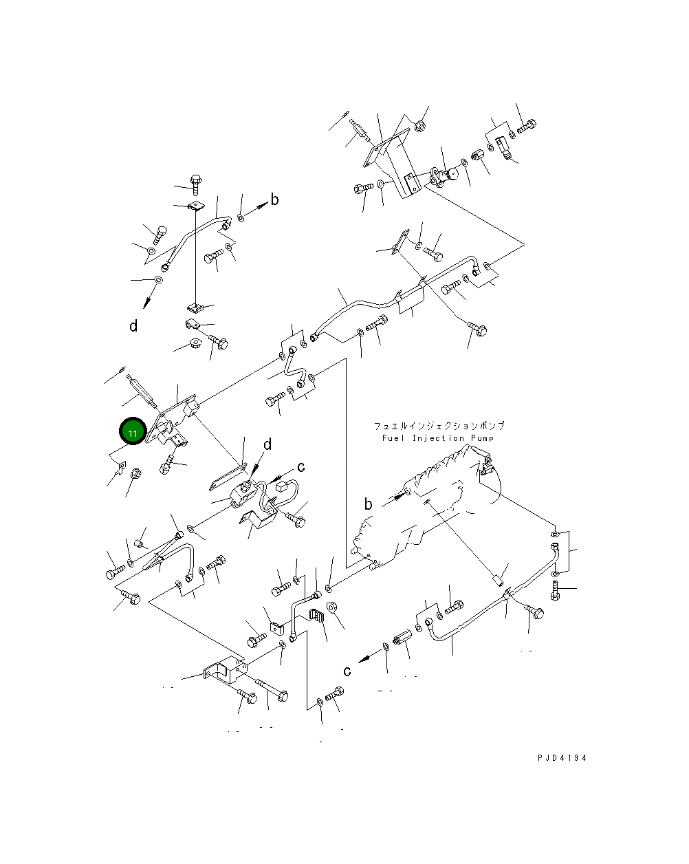 Болт 6215-71-7371 Komatsu