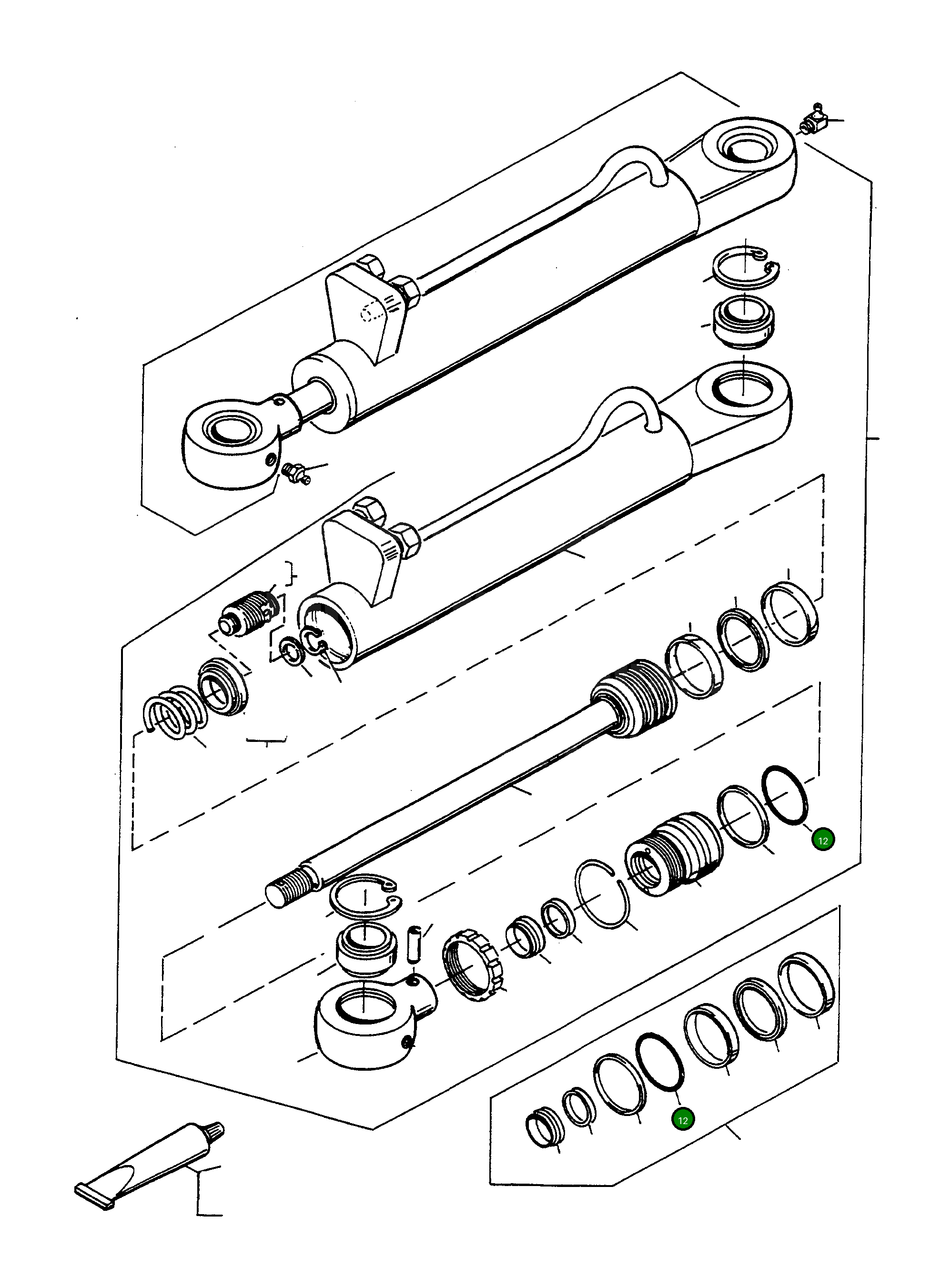 Кольцо уплотнительное (O-Ring) 2995979X1 Komatsu