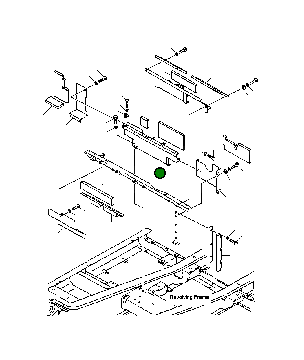 Крышка 207-54-68150 Komatsu