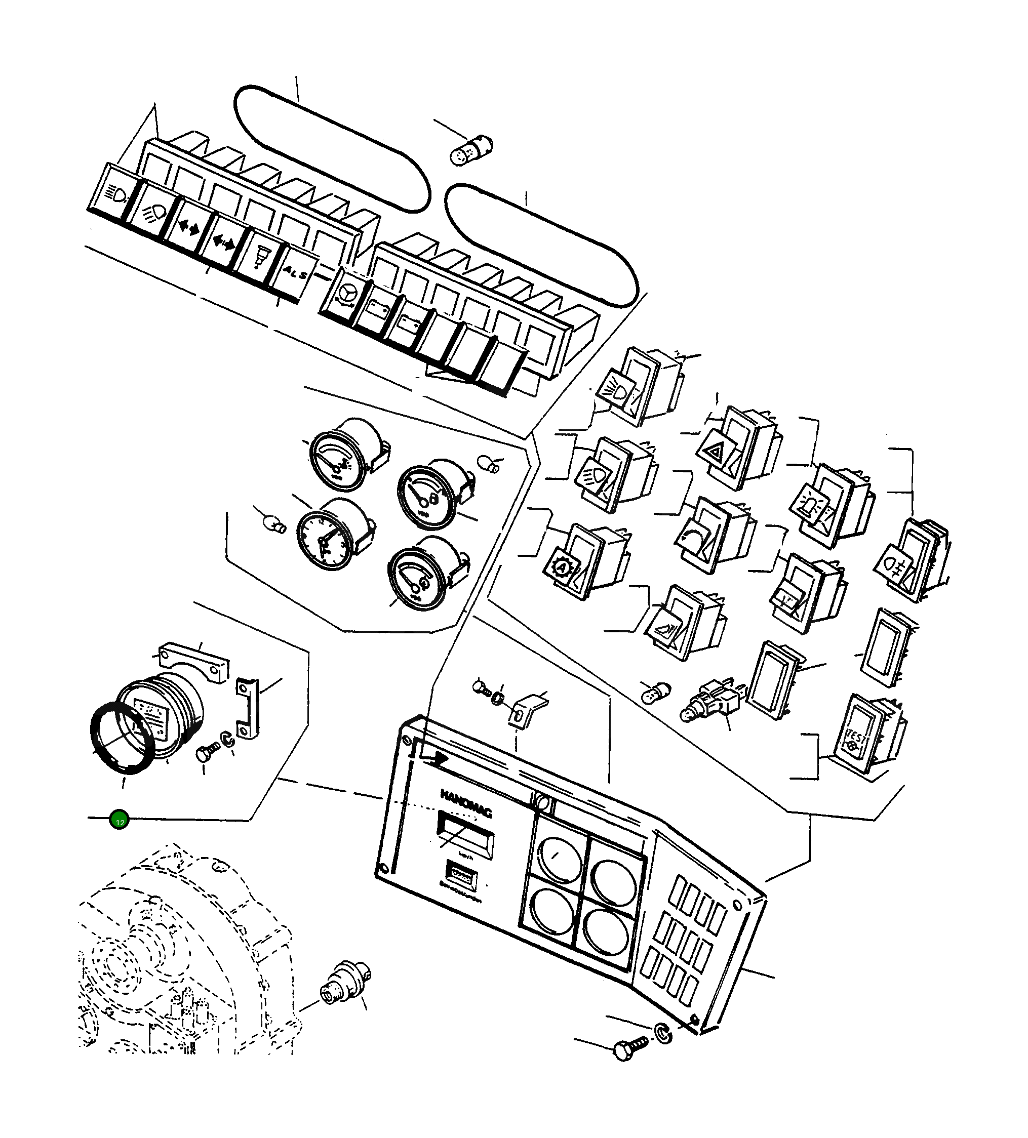 Кольцо 4201783M1  Komatsu
