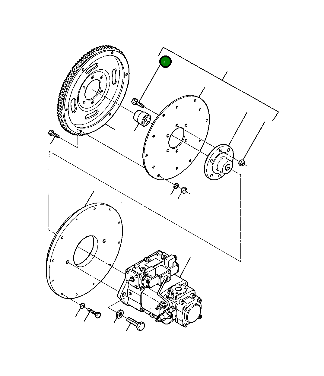 Болт 37 113 Komatsu