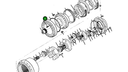 Крышка 1268 839 H1 Komatsu