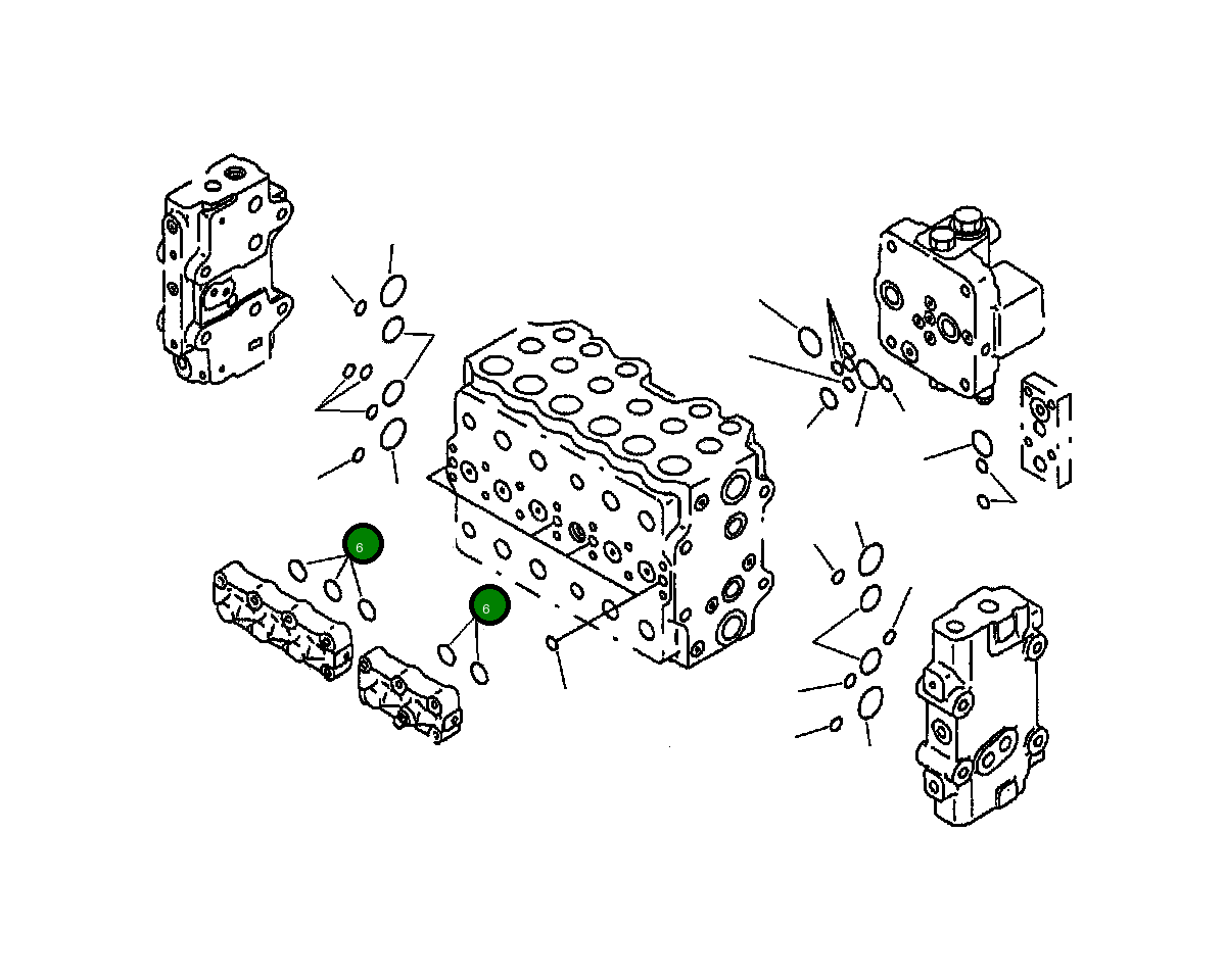 Кольцо уплотнительное (O-Ring) 07000-12028 Komatsu