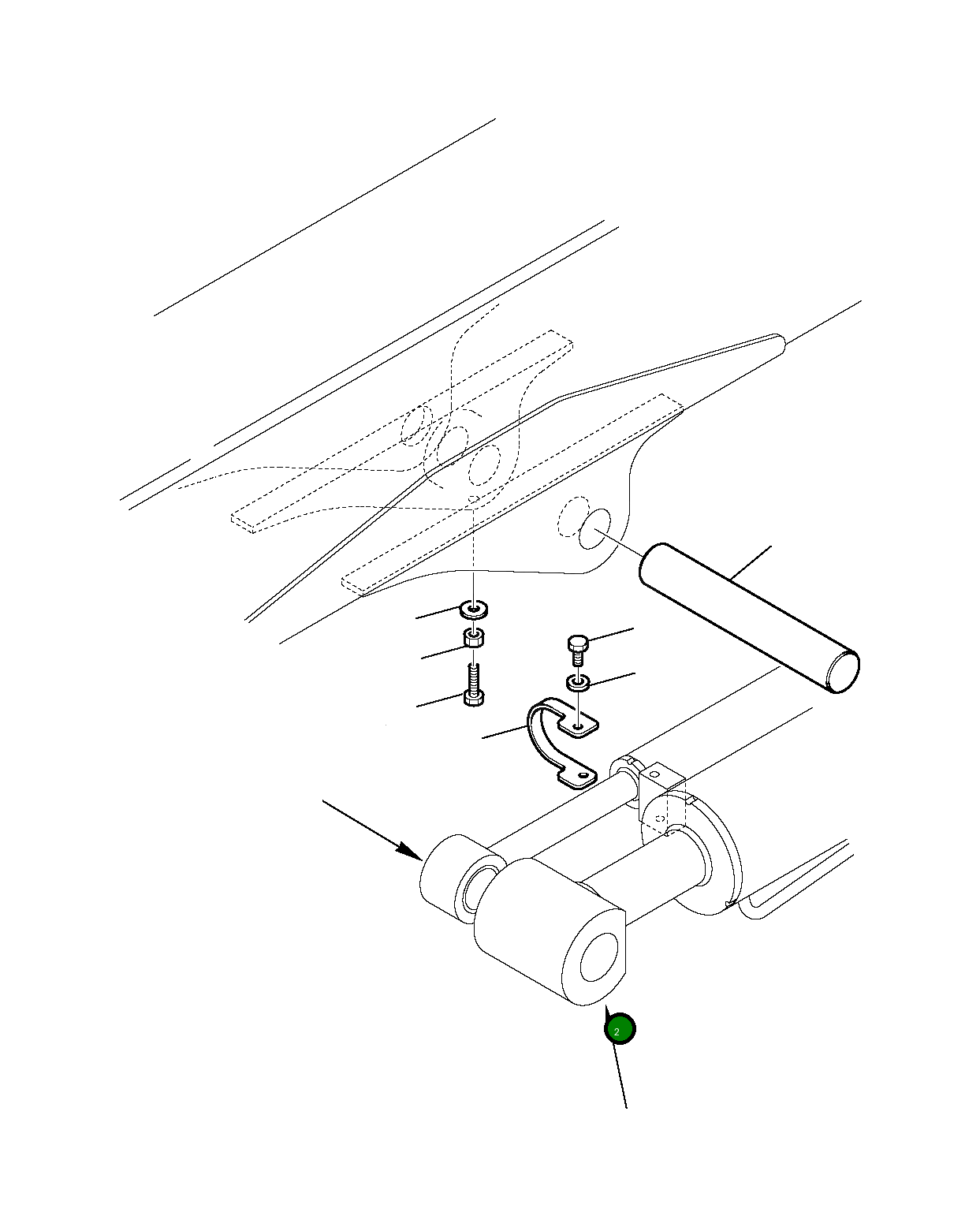 Болт 37A-09-13165 Komatsu
