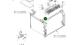 Крышка 21K-54-71711 Komatsu